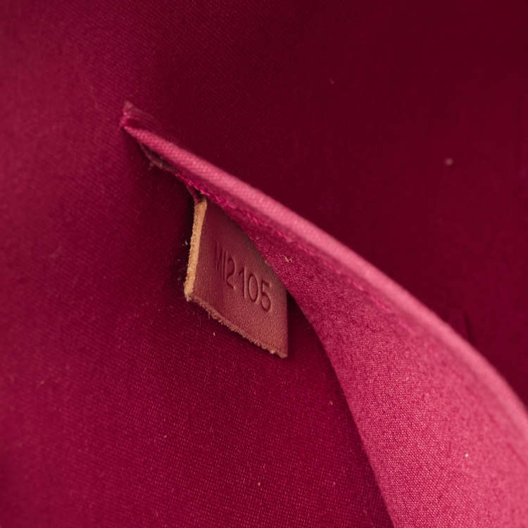 Pre Owned Louis Vuitton Indian Rose Monogram Vernis Alma BB Bag