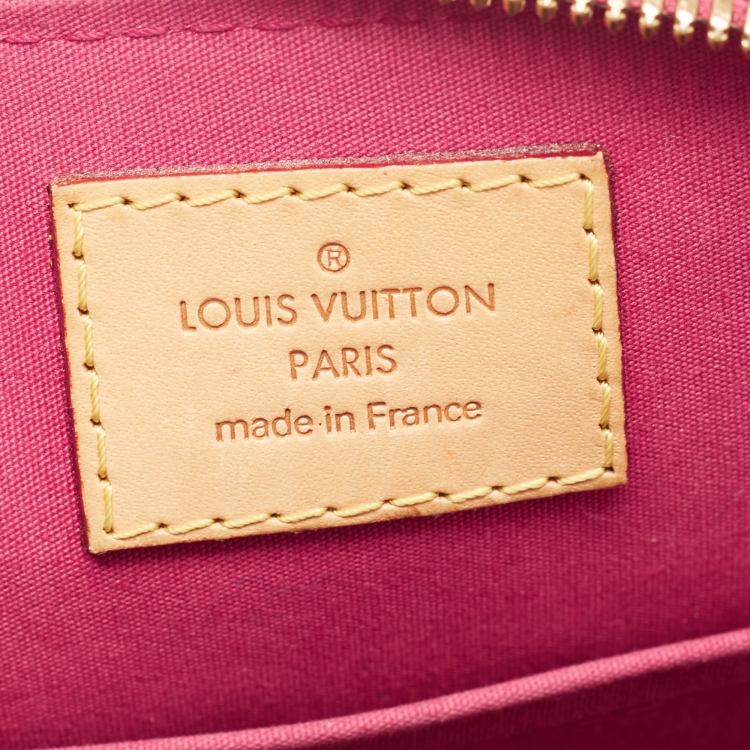 Pre Owned Louis Vuitton Indian Rose Monogram Vernis Alma BB Bag