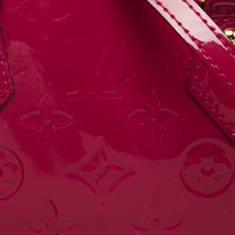 Pre Owned Louis Vuitton Indian Rose Monogram Vernis Alma BB Bag