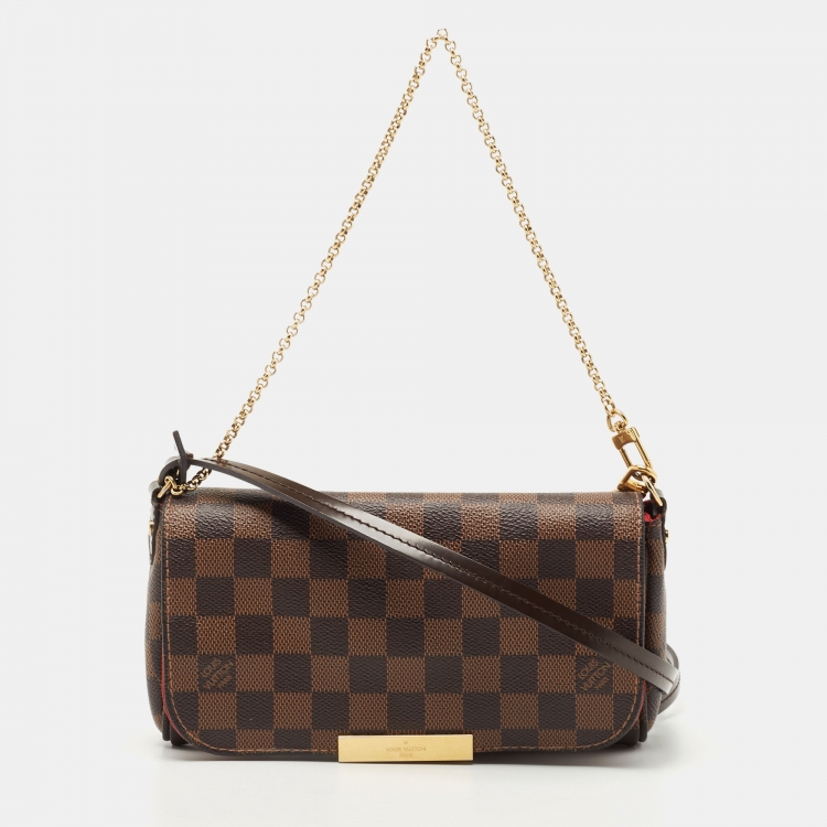 Favorite MM Damier Ebene (PL04) – Keeks Designer Handbags