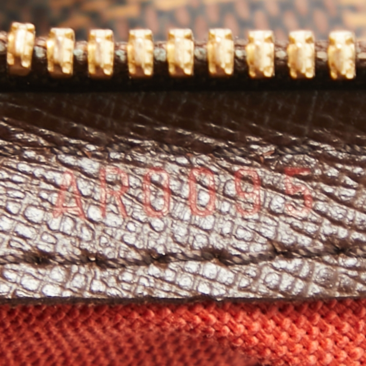 Pre Owned Louis Vuitton Damier Ebene Canvas Belem PM Bag
