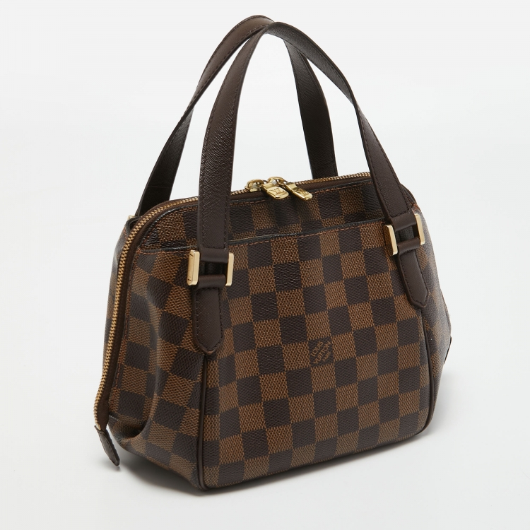 Pre Owned Louis Vuitton Damier Ebene Canvas Belem PM Bag