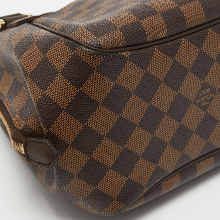 Pre Owned Louis Vuitton Damier Ebene Canvas Belem PM Bag
