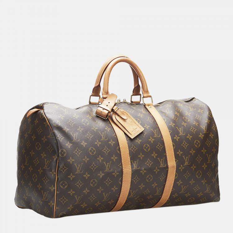 Louis Vuitton Monogram Keepall 50 Duffel Bag