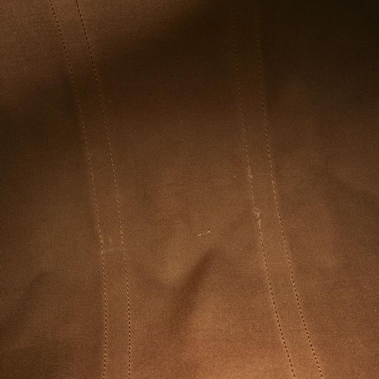 Pre Owned Louis Vuitton Brown Canvas Monogram Keepall 50 Duffel Bag