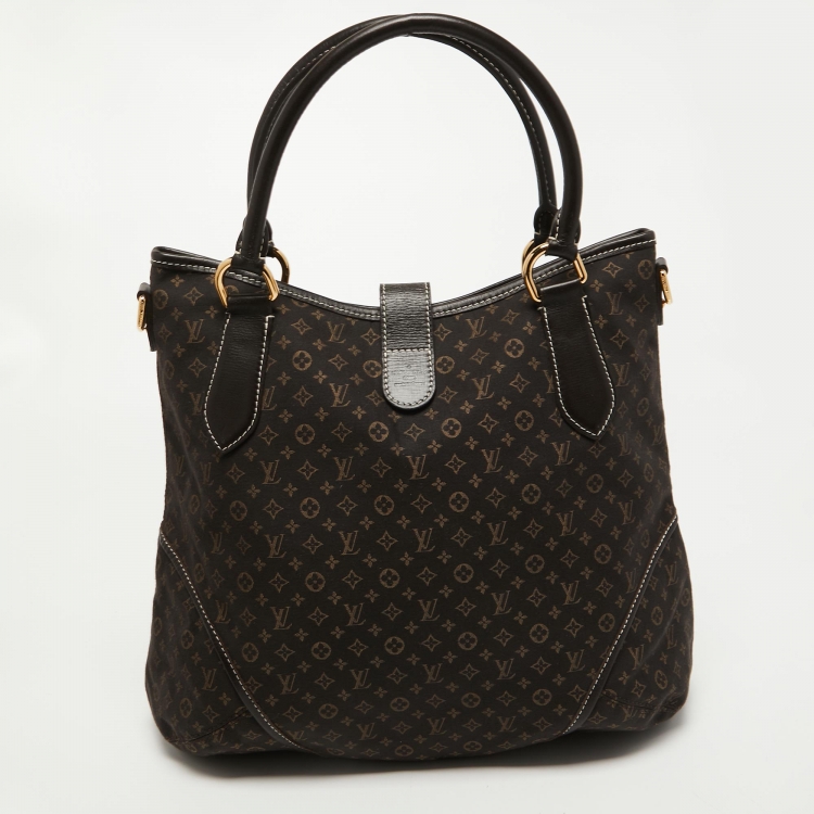 Pre Owned Louis Vuitton Fusain Monogram Idylle Canvas Elegie Bag
