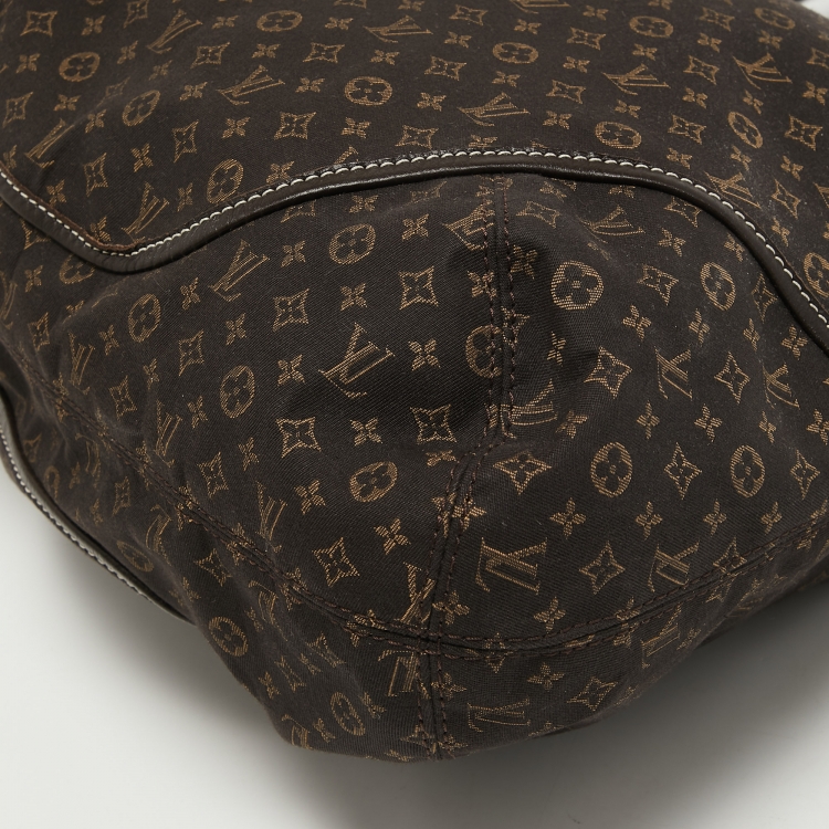 Pre Owned Louis Vuitton Fusain Monogram Idylle Canvas Elegie Bag