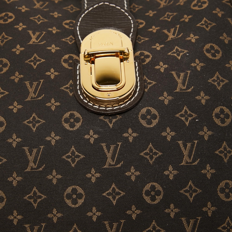 Pre Owned Louis Vuitton Fusain Monogram Idylle Canvas Elegie Bag