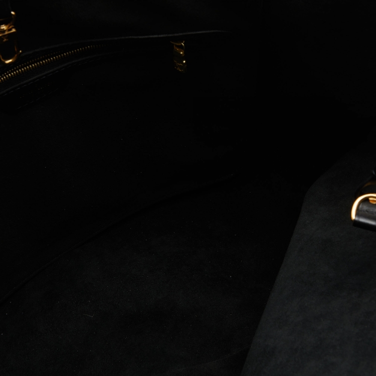 Pre Owned Louis Vuitton Black/White Jacquard Since 1854 Neverfull MM Bag