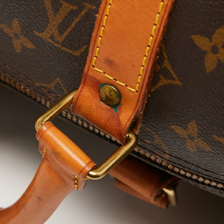 Pre Owned Louis Vuitton Monogram Canvas Keepall 50 Bandoulier Bag
