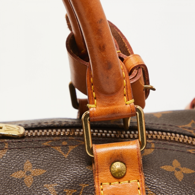 Pre Owned Louis Vuitton Monogram Canvas Keepall 50 Bandoulier Bag
