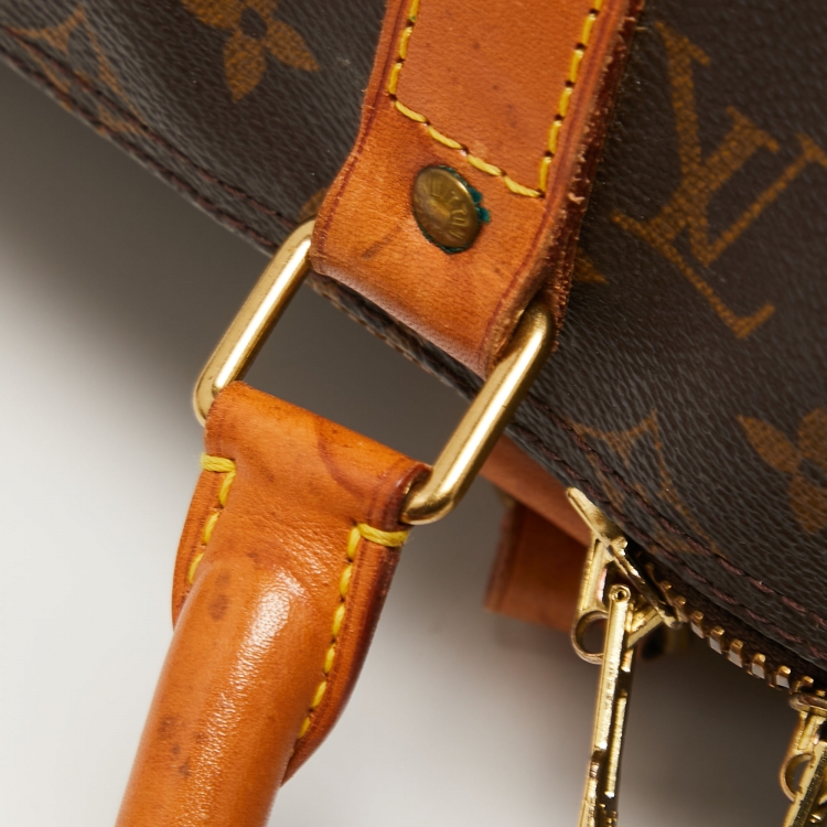 Pre Owned Louis Vuitton Monogram Canvas Keepall 50 Bandoulier Bag