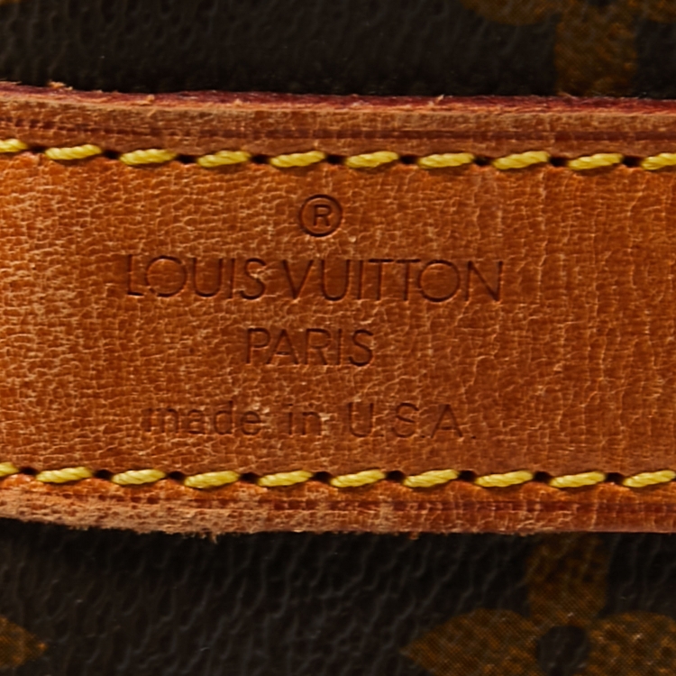 Pre Owned Louis Vuitton Monogram Canvas Keepall 50 Bandoulier Bag