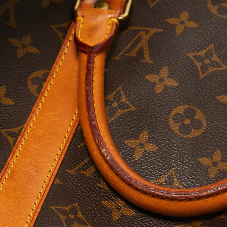 Pre Owned Louis Vuitton Monogram Canvas Keepall 50 Bandoulier Bag
