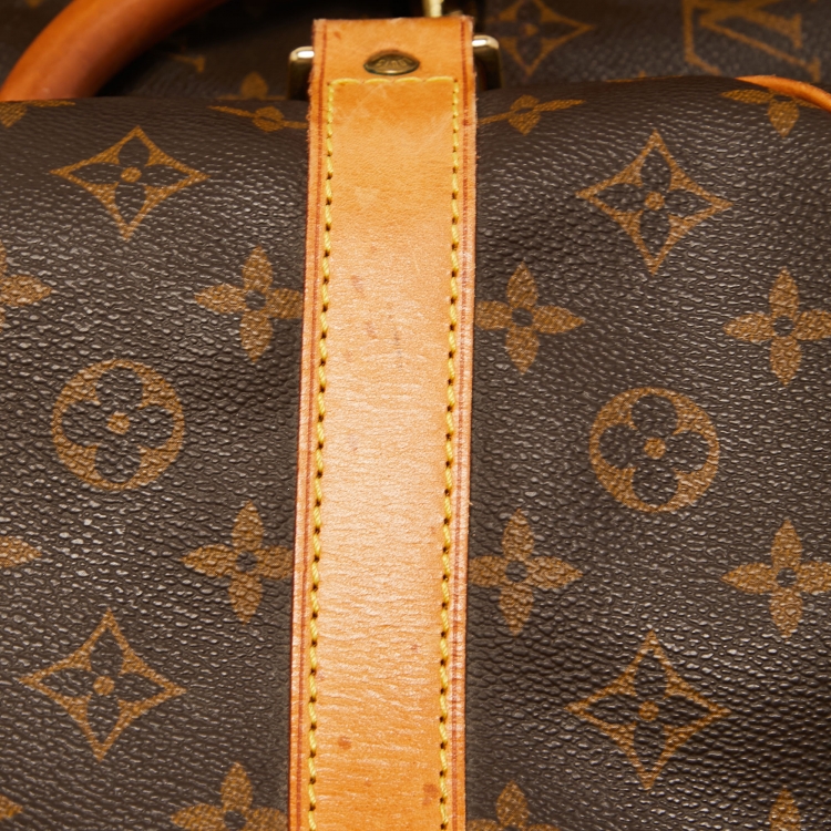 Pre Owned Louis Vuitton Monogram Canvas Keepall 50 Bandoulier Bag