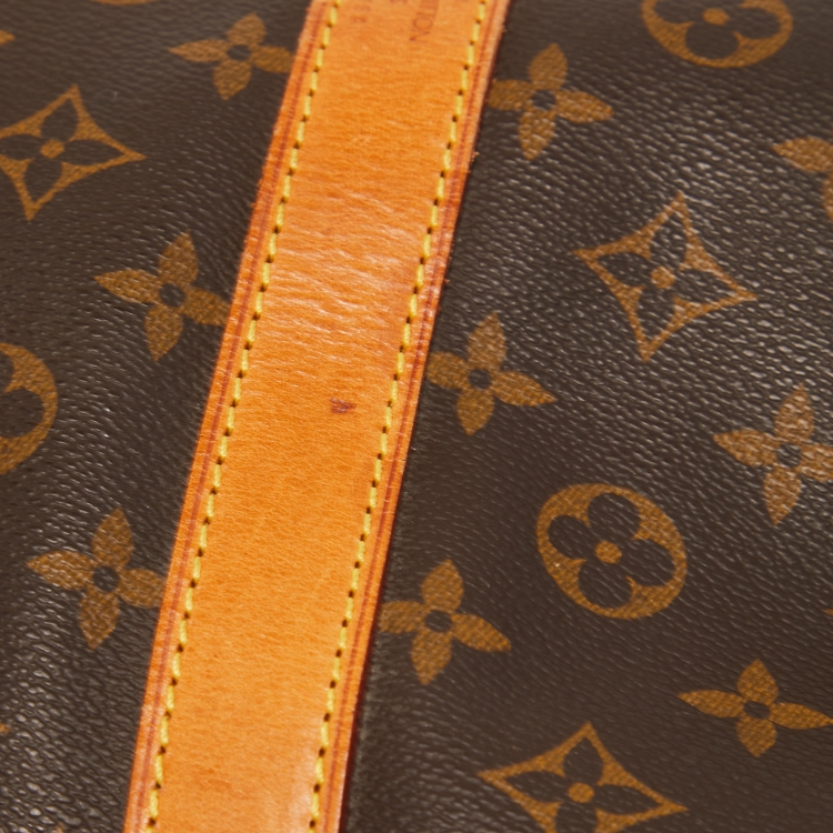 Pre Owned Louis Vuitton Monogram Canvas Keepall 50 Bandoulier Bag