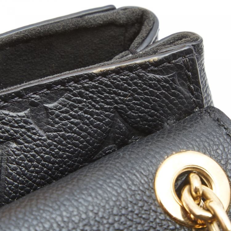 Pre Owned Louis Vuitton Black Monogram Empreinte Leather Vavin BB Bag
