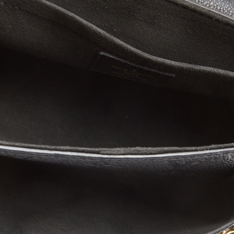 Pre Owned Louis Vuitton Black Monogram Empreinte Leather Vavin BB Bag