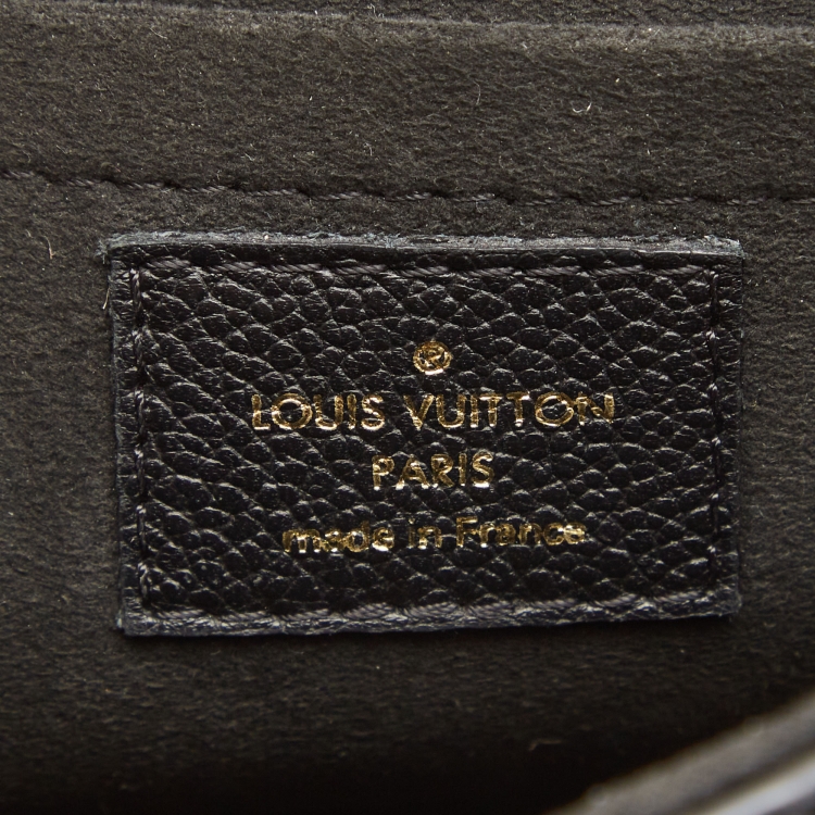 Pre Owned Louis Vuitton Black Monogram Empreinte Leather Vavin BB Bag