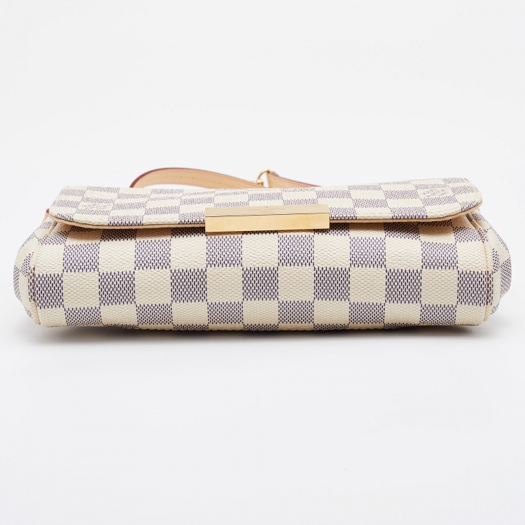 Pre Owned Louis Vuitton Damier Azur Canvas Favorite PM Bag