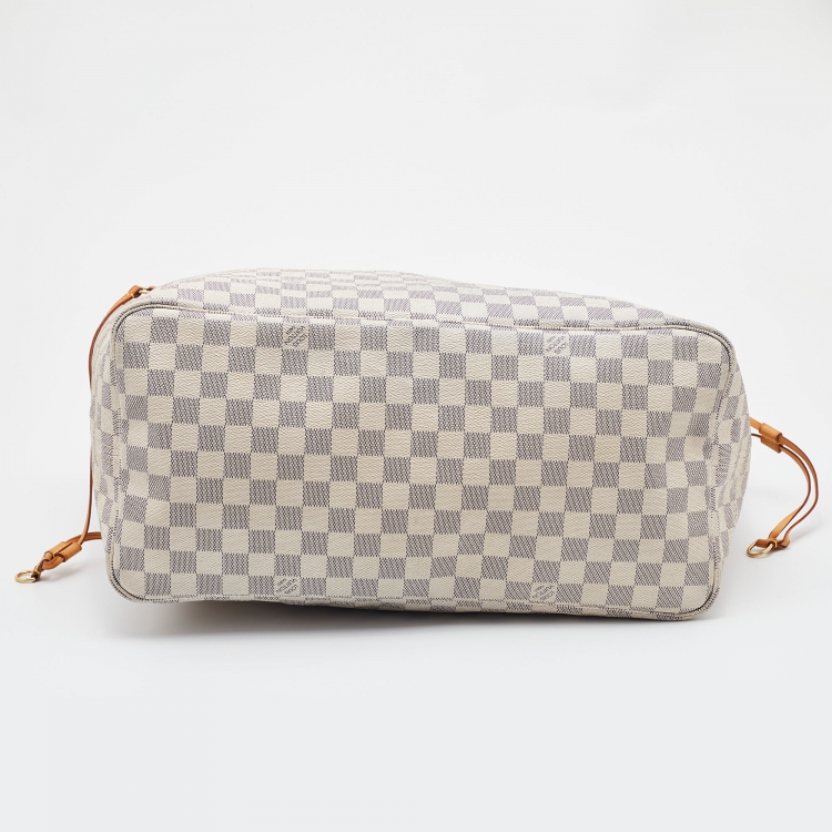 Pre Owned Louis Vuitton Damier Azur Canvas Neverfull GM Bag