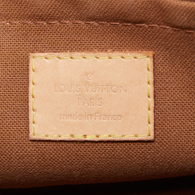 Pre Owned Louis Vuitton Fatigue Green Monogram Canvas Multi Pochette Accessoires