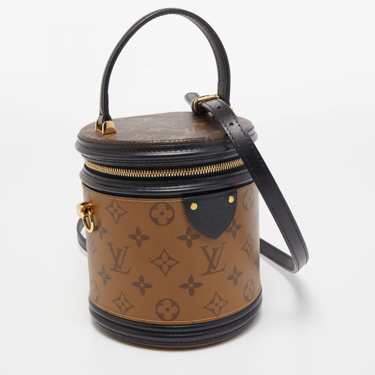 Pre Owned Louis Vuitton Reverse Monogram Canvas Cannes Bag
