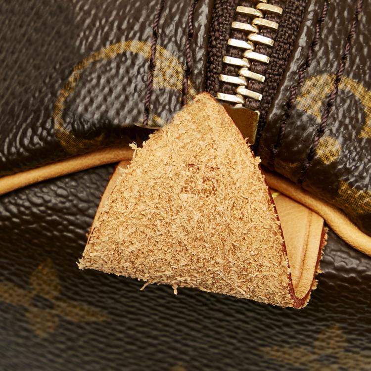 Pre Owned Louis Vuitton Brown Monogram Speedy 25