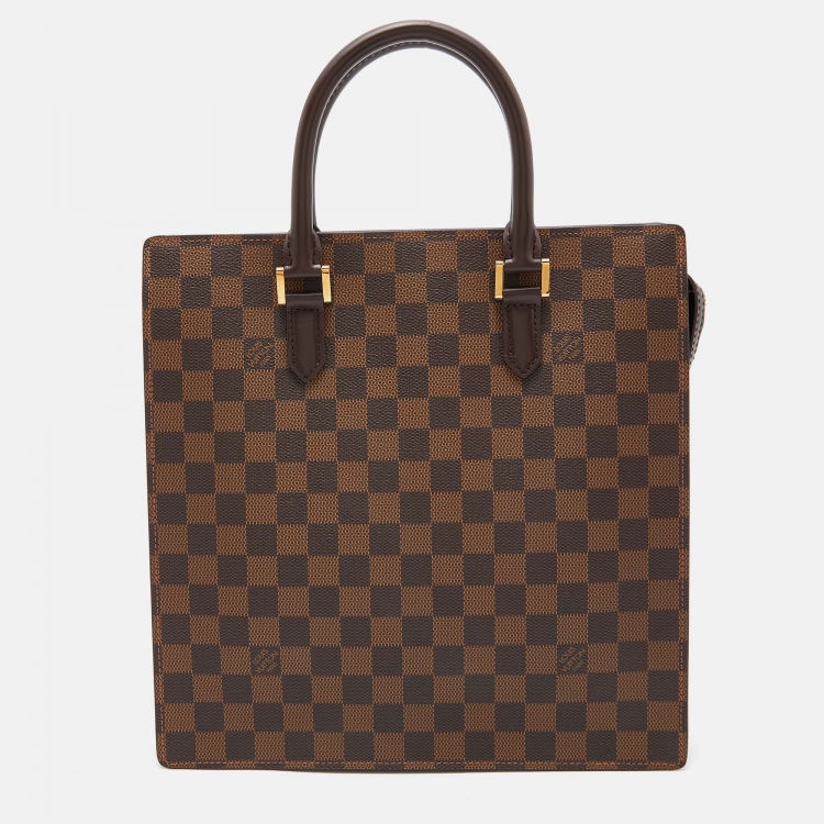 Pre Owned Louis Vuitton Damier Ebene Canvas Venice Sac Plat Bag