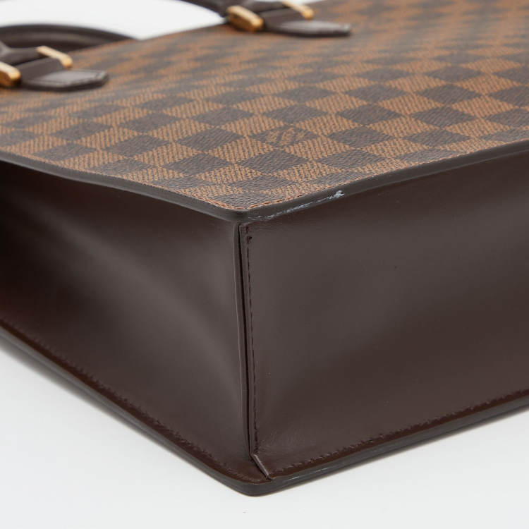 Pre Owned Louis Vuitton Damier Ebene Canvas Venice Sac Plat Bag