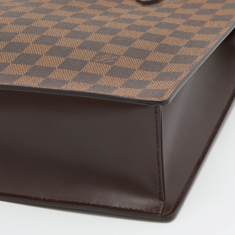 Pre Owned Louis Vuitton Damier Ebene Canvas Venice Sac Plat Bag