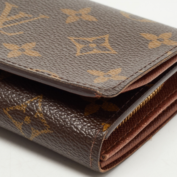 Pre Owned  Louis Vuitton Monogram Canvas Porte-Monnaie Tresor Wallet