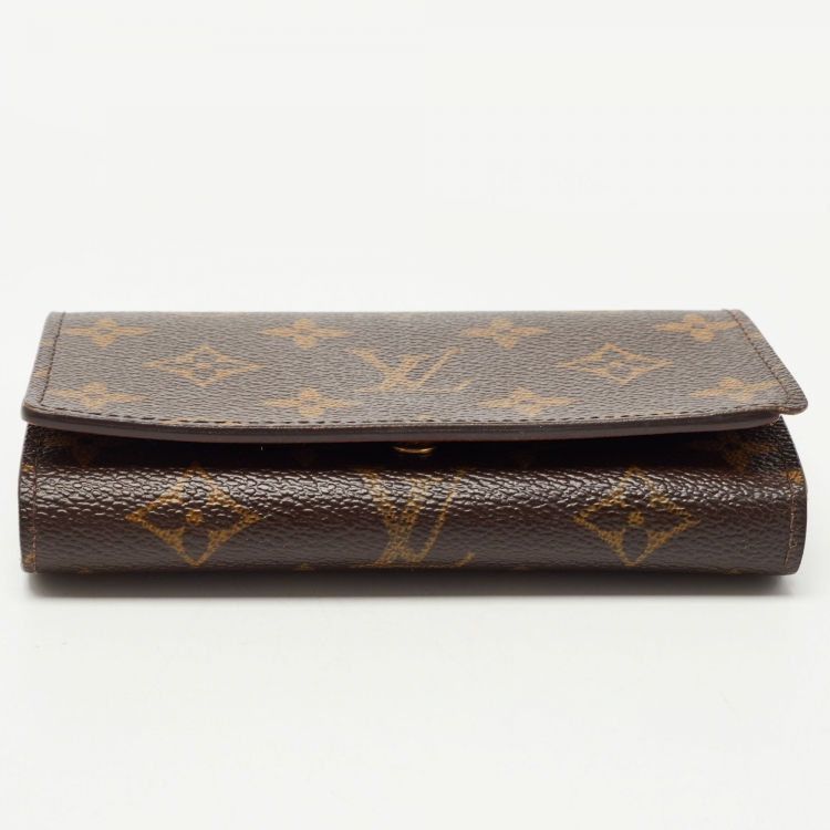 Pre Owned  Louis Vuitton Monogram Canvas Porte-Monnaie Tresor Wallet