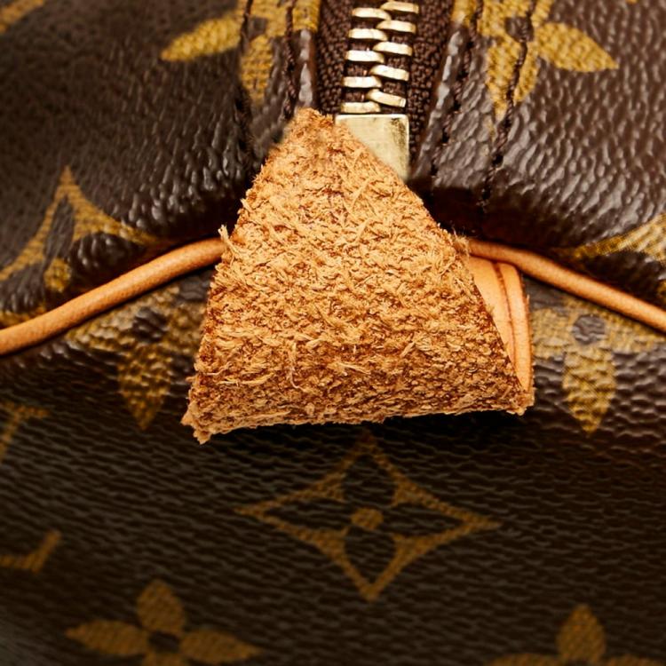 Pre Owned Louis Vuitton Brown Monogram Canvas Speedy 40 Top Handle Bag