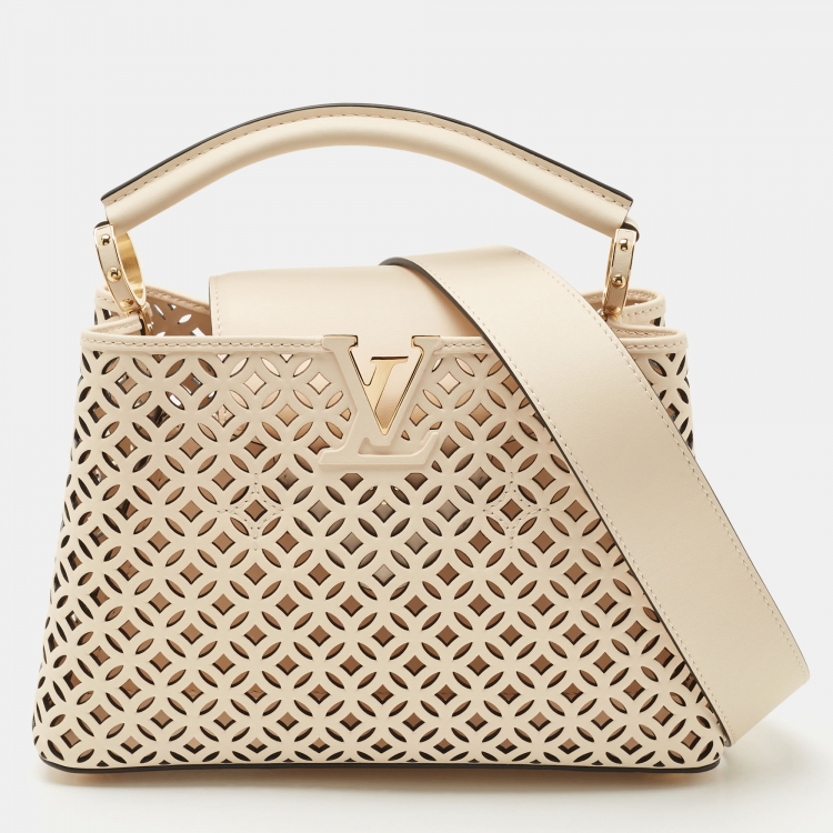 Louis Vuitton Capucines Xs Wallet, Beige, One Size