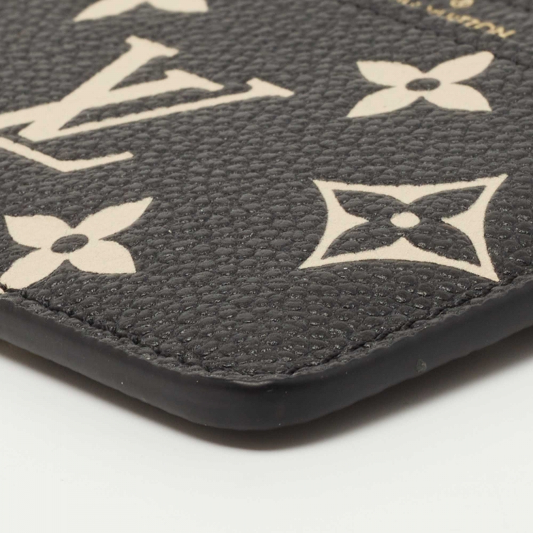 مملوكة مسبقًا Louis Vuitton Bicolour Monogram Empreinte Leather Card Holder