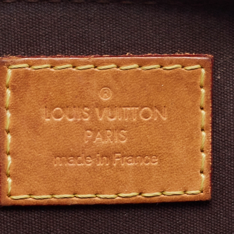 Pre Owned Louis Vuitton Amarante Monogram Vernis Alma BB Bag