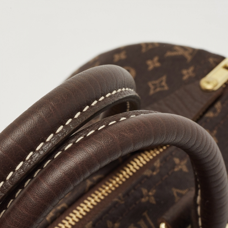 مملوكة مسبقًا Louis Vuitton Ebene Monogram Canvas Mini Lin Speedy 30 Bag