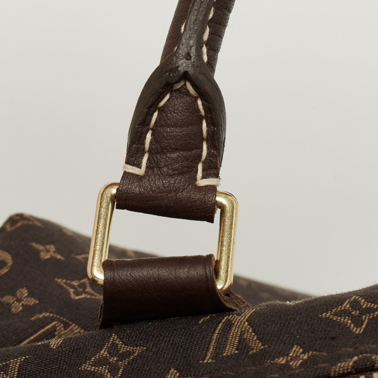 مملوكة مسبقًا Louis Vuitton Ebene Monogram Canvas Mini Lin Speedy 30 Bag