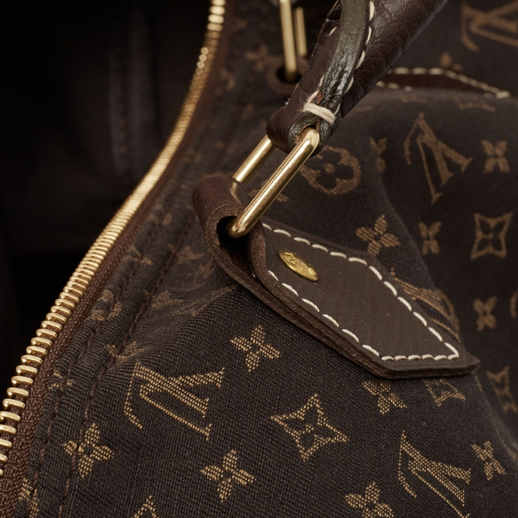 مملوكة مسبقًا Louis Vuitton Ebene Monogram Canvas Mini Lin Speedy 30 Bag