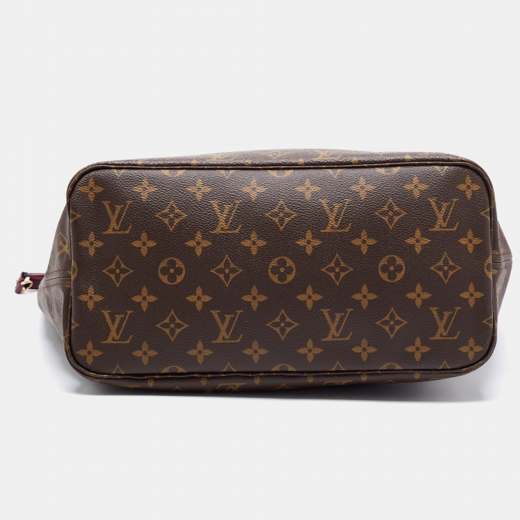 Pre Owned Louis Vuitton Flamingo Monogram Canvas Neverfull Totem NM MM Bag