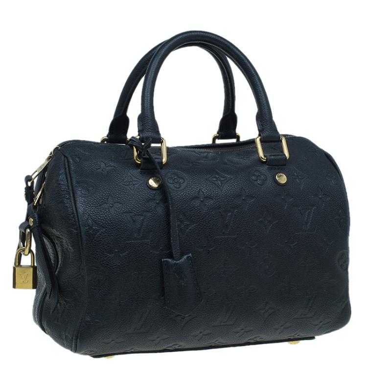 Pre Owned Louis Vuitton Orage Monogram Empreinte Bandouliere Speedy 25
