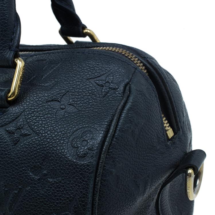 Pre Owned Louis Vuitton Orage Monogram Empreinte Bandouliere Speedy 25