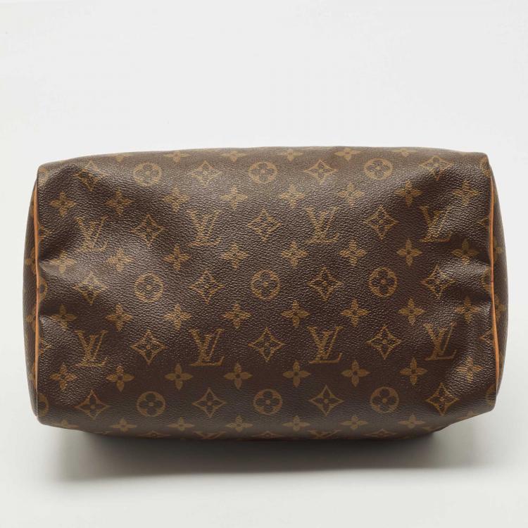 Pre Owned Louis Vuitton Monogram Speedy 30 Hand Bag M41526 LV Auth 33397