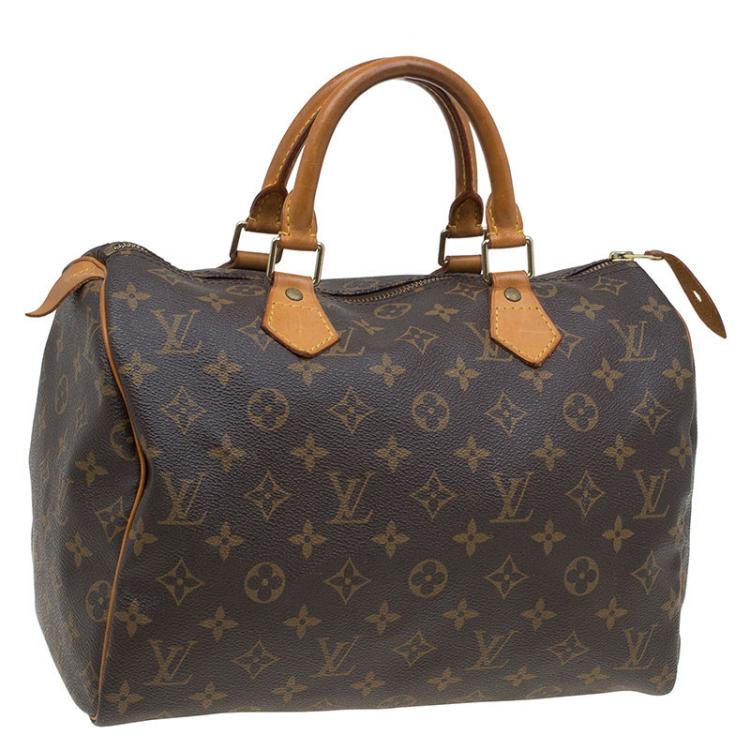 Pre Owned Louis Vuitton Monogram Canvas Speedy30