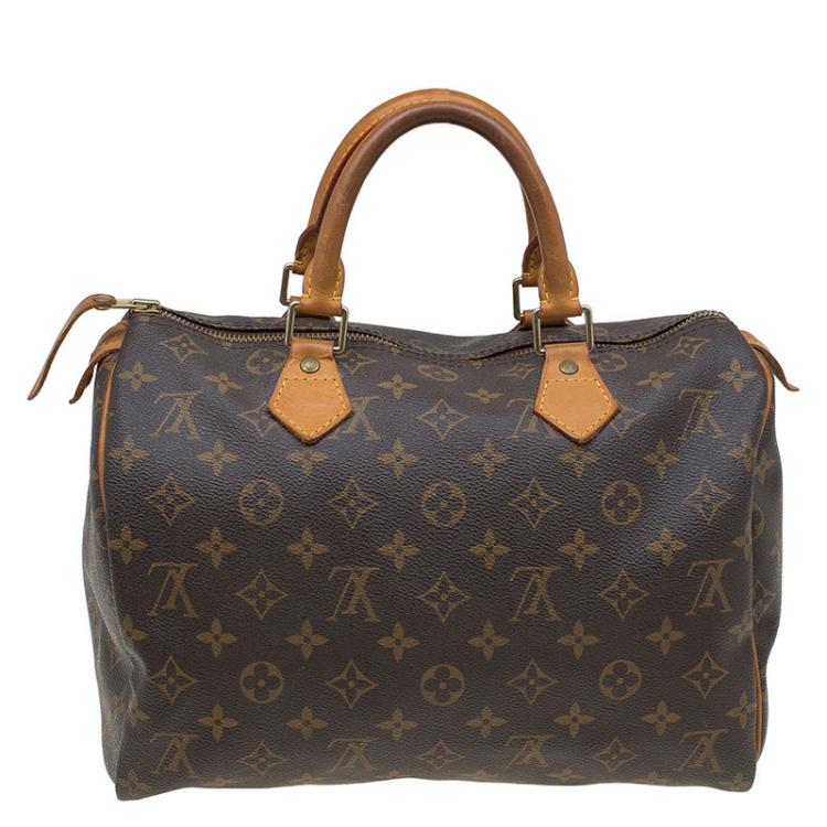 Pre Owned Louis Vuitton Monogram Canvas Speedy30