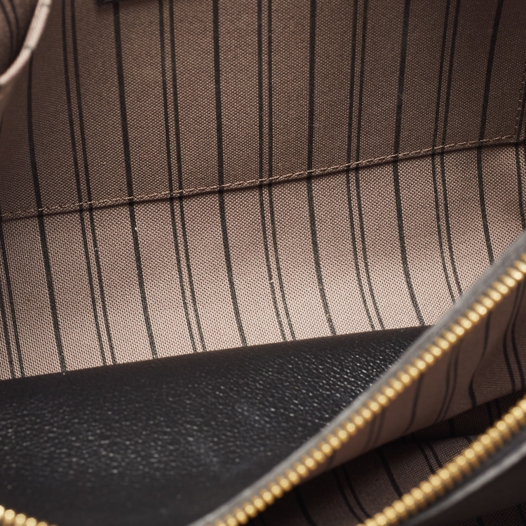 Pre Owned Louis Vuitton Black Monogram Empreinte Leather Montaigne MM Bag