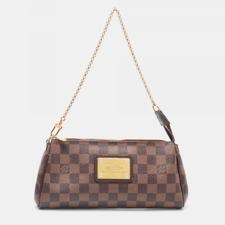 Louis Vuitton Damier Ebene Canvas Eva Pochette Louis Vuitton | The Luxury  Closet