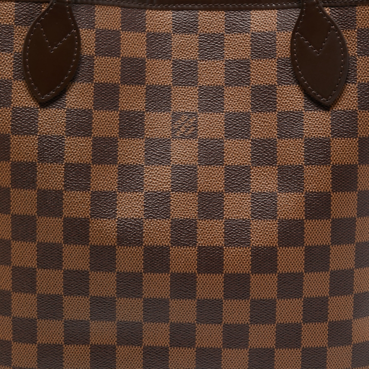 Pre Owned Louis Vuitton Damier Ebene Canvas Neverfull MM Bag