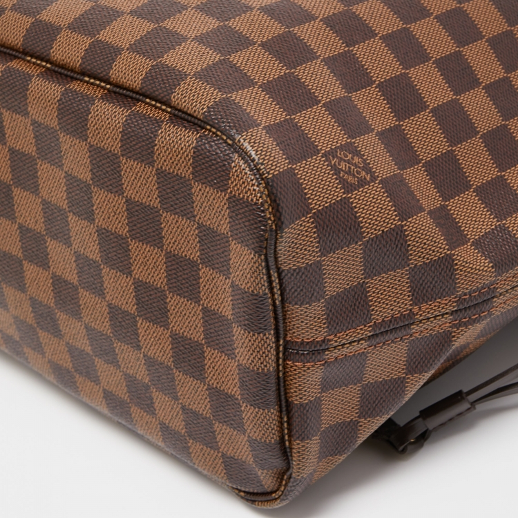 Pre Owned Louis Vuitton Damier Ebene Canvas Neverfull MM Bag